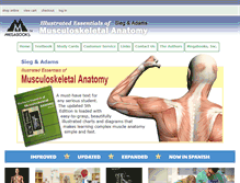 Tablet Screenshot of anatomybook.us